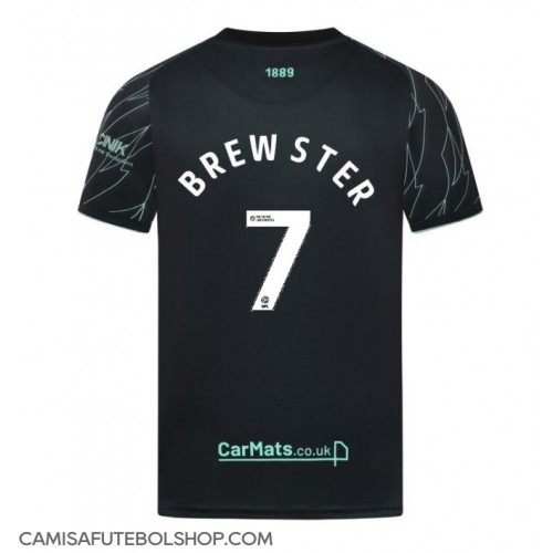 Camisa de time de futebol Sheffield United Rhian Brewster #7 Replicas 2º Equipamento 2024-25 Manga Curta